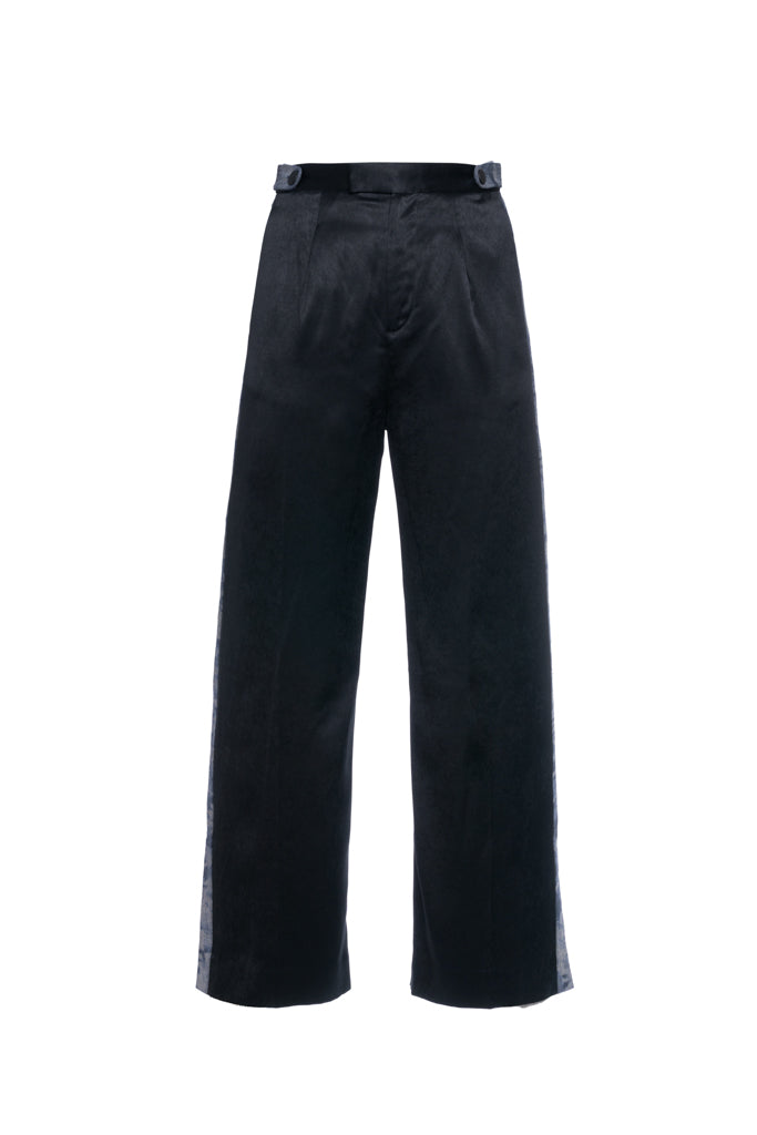 'MIDNIGHT' SUITING PANELED TROUSERS