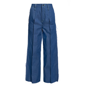 PLEATED TROUSERS (Denim)