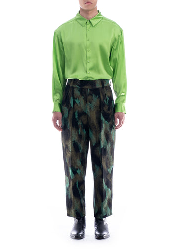 'ACID' LONG SLEEVE SILK SHIRT
