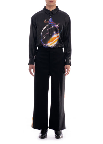 'MIRO' SILK LONG SLEEVE SHIRT