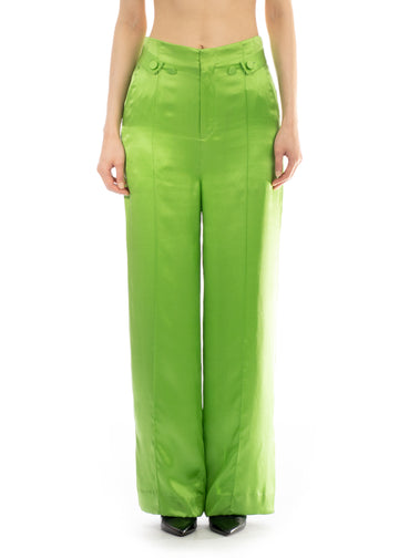 'ACID' SILK STRAP TROUSERS