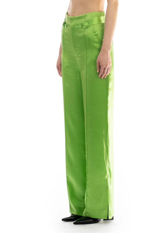 'ACID' SILK STRAP TROUSERS