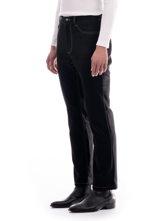 ACID STITCH WOOL TROUSERS