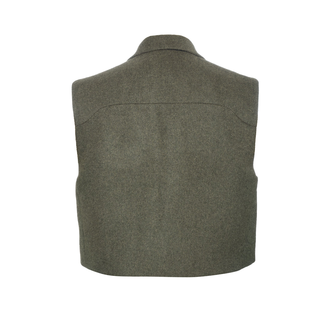 Cropped Vest Jacket