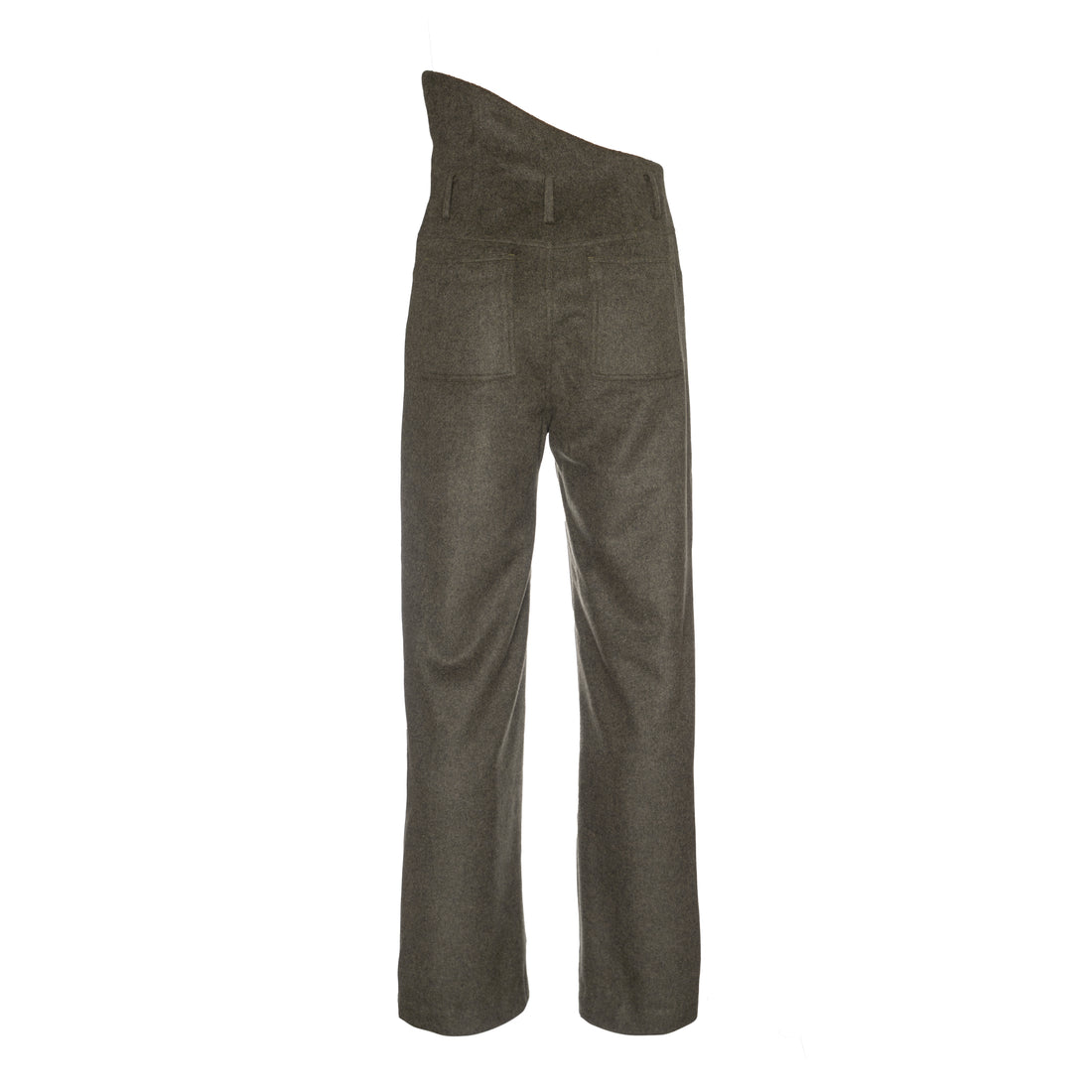 Asymmetric Highwaisted Trousers (Green)