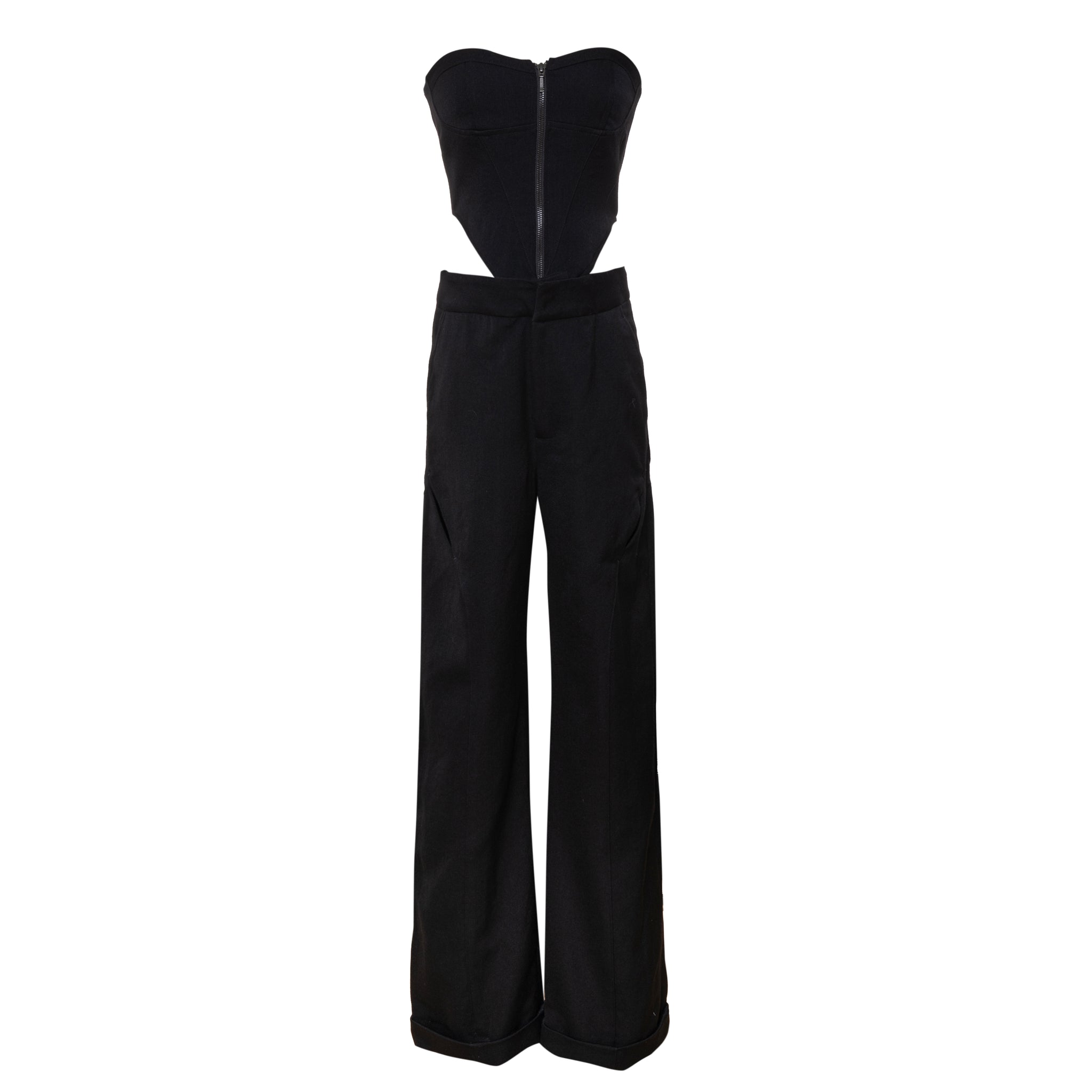 Corset Jumpsuit (Black)