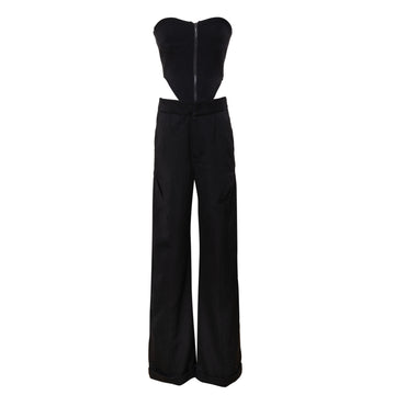Corset Jumpsuit (Black)