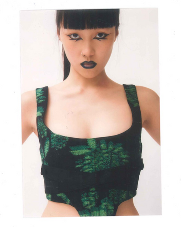 'FLORA' JACQUARD CORSET