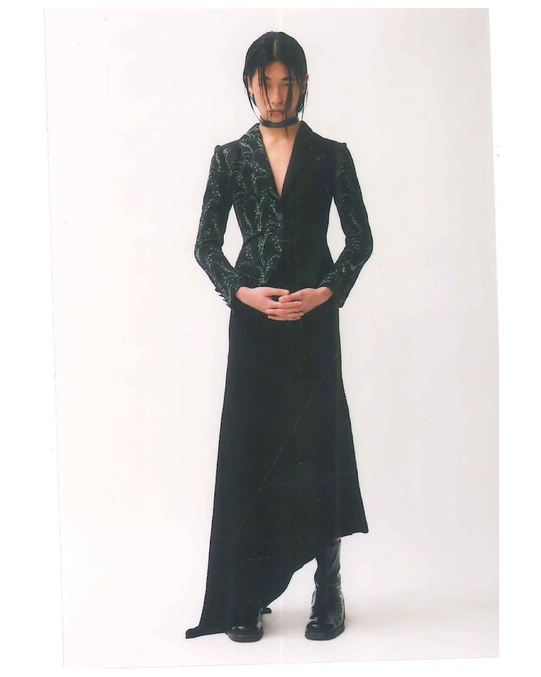 'INTAGLIO' SLIM CUT JACQUARD BLAZER
