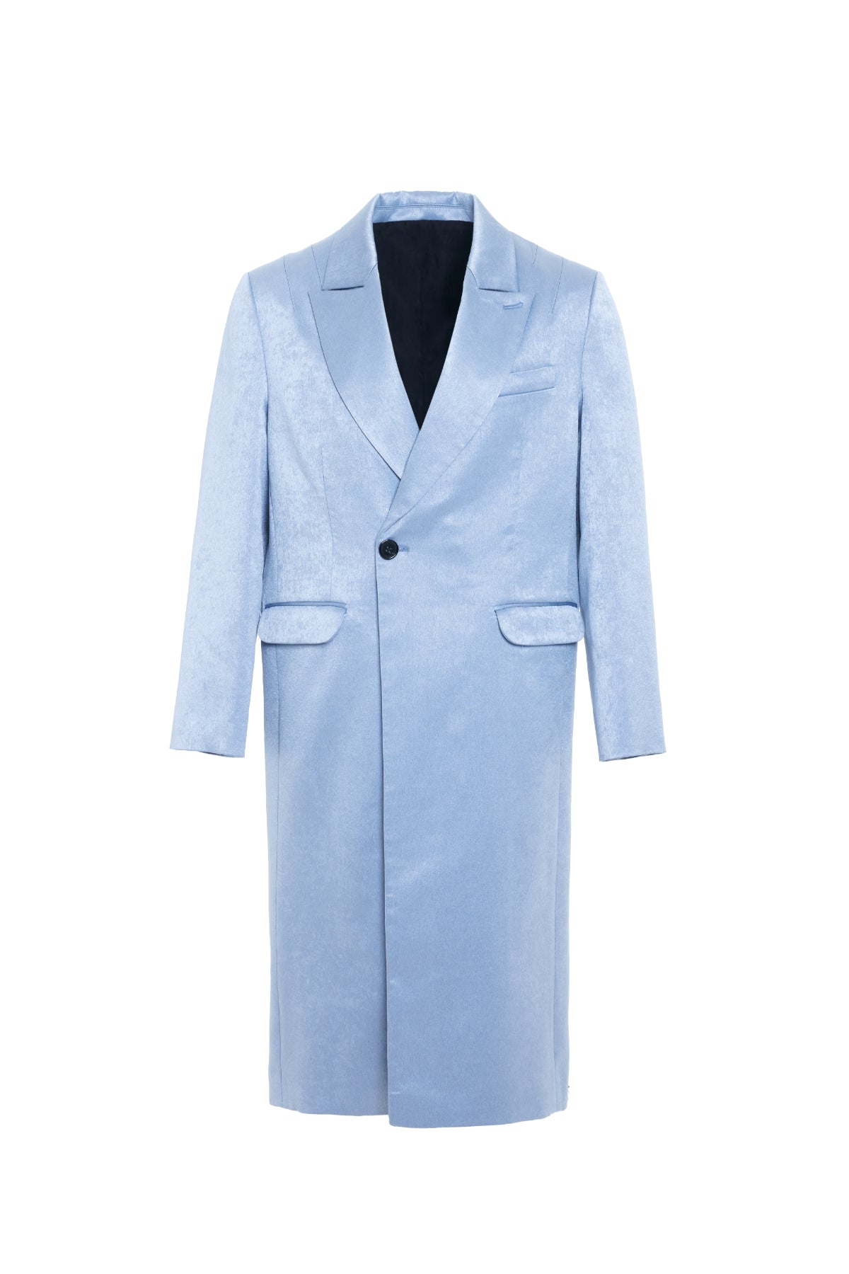 'STARDUST' SATEEN CLASSIC LONG COAT