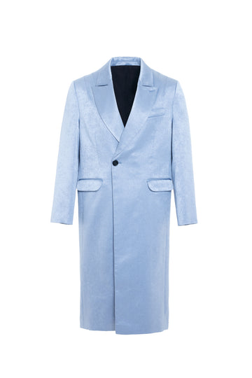 'STARDUST' SATEEN CLASSIC LONG COAT