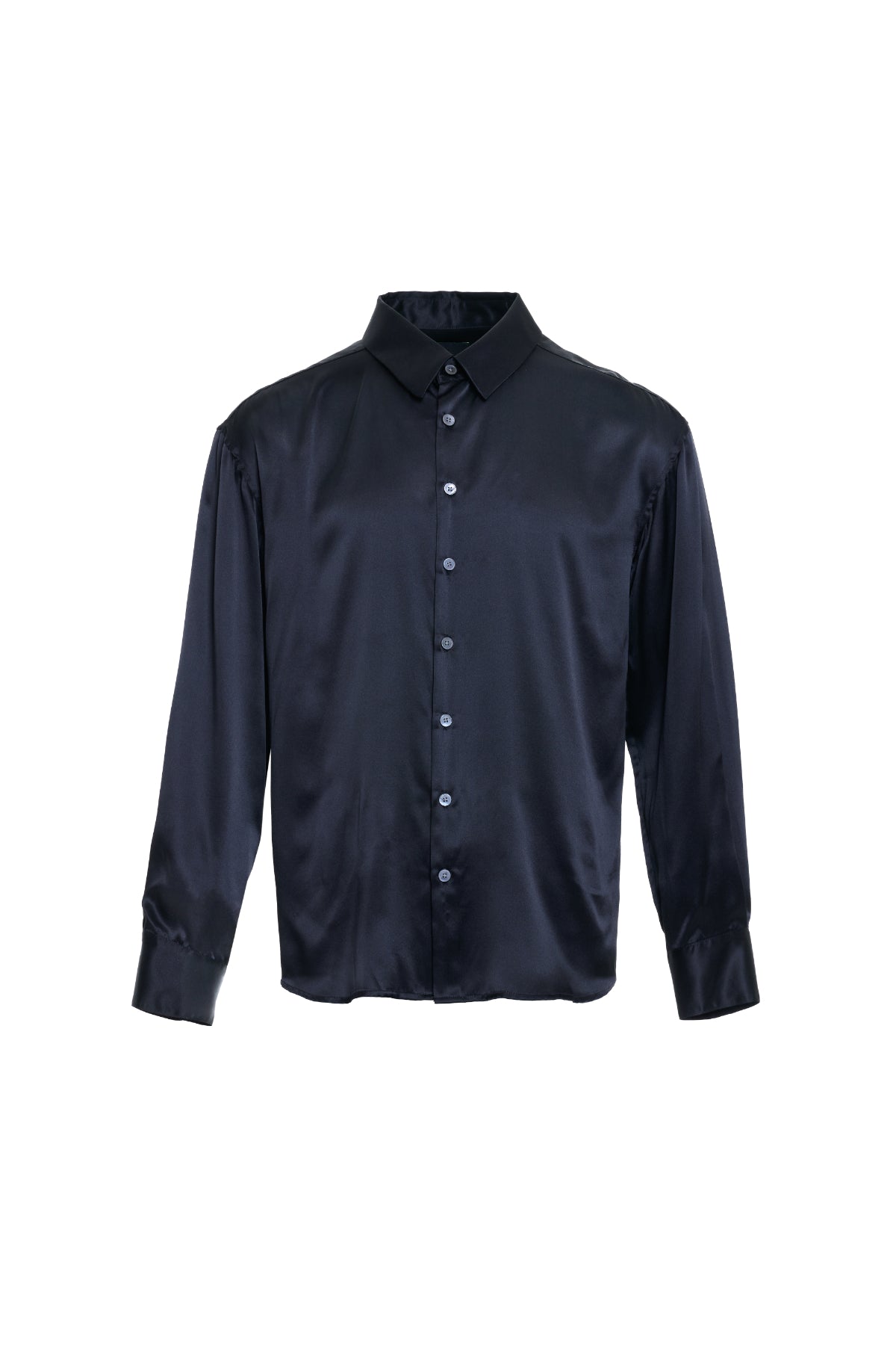 BLACK SILK SHIRT