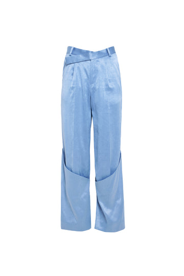 'STARDUST' SATEEN LAYERED TROUSERS