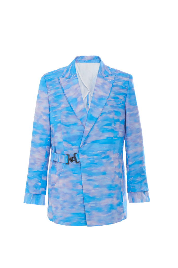 'MIDDAY' DB BLAZER WITH PIPED LAPEL