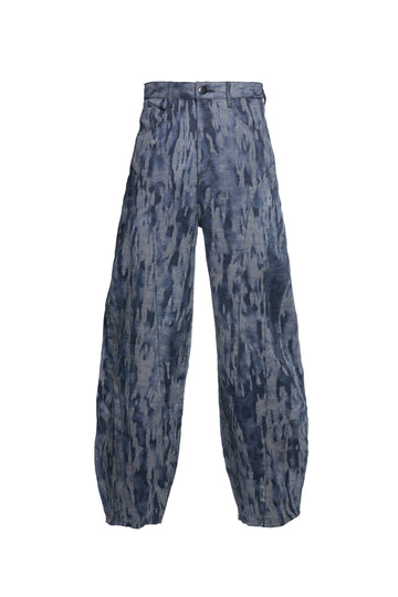 'GRAPHITE' BOOT-CUT FLOW STITCH TROUSERS