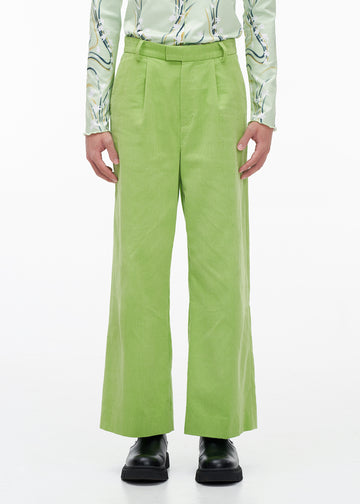 'ACID' CORDUROY SPLIT TROUSERS