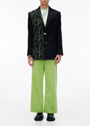 'INTAGLIO/BLACK' SINGLE BREASTED BLAZER