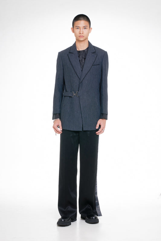 'MIDNIGHT' SUITING PANELED TROUSERS
