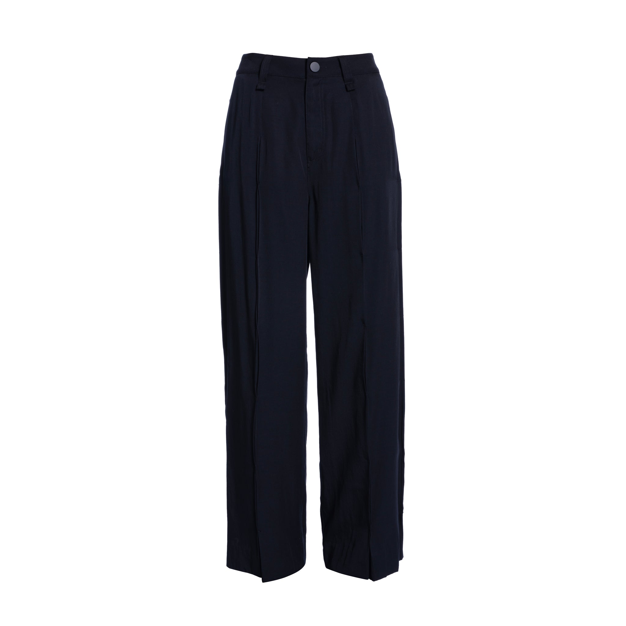 PLEATED TROUSERS (Black)